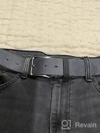img 1 attached to 🔥 Enhance Your Style with Smoky Mountain Black Belt II for Men - Premium Accessories review by Ricardo Anderson