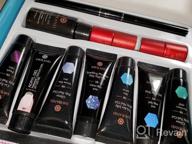 img 1 attached to Saviland Blue Series Poly Nails Gel Kit - Glitter And Cat Eye Nail Extension Builder Gel With 7 Colors And Thickening Solution For Starter And Professional Nail Artists review by Joshua Bell
