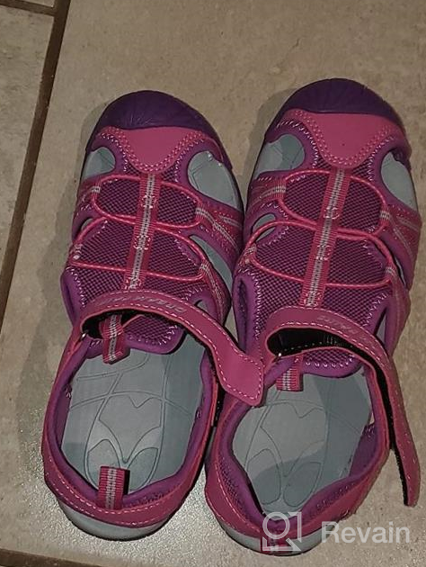 img 1 attached to DREAM PAIRS 170813 K Fuchsia Outdoor Boys' Shoes and Outdoor Gear review by Kyle Merriman