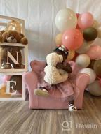 img 1 attached to 🎈 One Year Old Birthday Balloon Boxes with 24 Balloons - Safari/Jungle Wild One Green Theme - Baby First Birthday Decorations Clear Cube Blocks 'ONE' Letters as Cake Smash Photoshoot Props review by Dave Hess