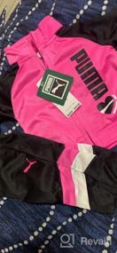 img 5 attached to Набор куртки и брюк PUMA для девочек: стильный и спортивный ансамбль