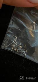img 7 attached to 20G Stainless Steel Nose Studs (16Pcs) For Women Men Body Piercing Jewelry
