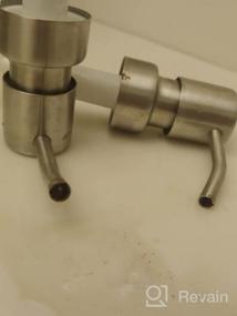 img 6 attached to Bronze 2 Pack Bathroom Countertop Soap Dispensers For Efficient Handwashing