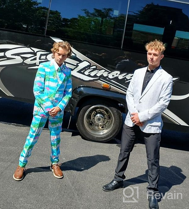 img 1 attached to 👔 OppoSuits Boys' Clothing: Crazy Print Suits and Sport Coats with Unique Designs review by Jack Edwards