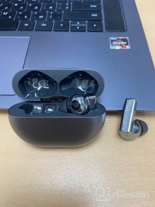 img 1 attached to 🎧 Huawei FreeBuds Pro Earbuds with Advanced Noise Cancellation, Bluetooth 5.2, and 3-Mic System for iOS and Android (Carbon Black) review by Thanh Qu ᠌