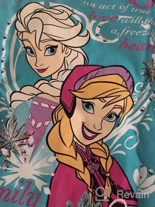 img 1 attached to 🎿 Disney Frozen T-Shirts for Girls - Set of 3 review by Duane Mann