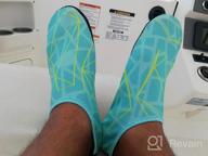 img 1 attached to Quick-Dry Water Shoes For Women And Men: JACKSHIBO Barefoot Aqua Socks For Swimming, Beach, Pool, Yoga, And Surfing review by Affan Yeo