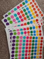 img 1 attached to 1050 Colorful Circle Dot Stickers For Color Coding - 10 Color Styles For Office Or Classroom Organization, By PARLAIM review by Jennifer Alvarez