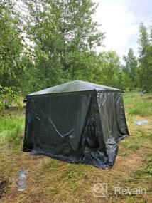 img 10 attached to Gazebo tent LANYU 1628D, 320x320x245 for recreation made of metal steel frame reinforced mosquito net