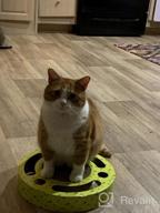 img 1 attached to Reversible Cat Scratcher Cardboard Lounge Bowl Pad - Pawise Kitty Scratching Relaxing Pad review by Daniel Pesicek