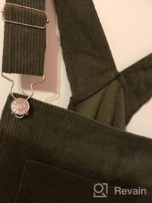 img 7 attached to Шикарно и удобно: женский вельветовый комбинезон с регулируемыми лямками и карманами