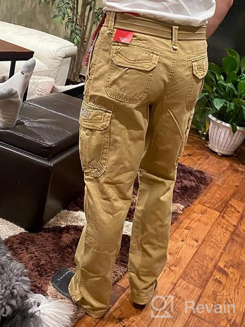 img 1 attached to UNIONBAY Men'S Relaxed Fit Cargo Pants - Survivor IV, Regular And Big & Tall Sizes review by Brandon Mercado