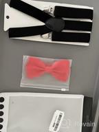img 1 attached to 👔 Boys' Accessories: Kids Suspender Set with Bowtie and Necktie review by Michael Copeland