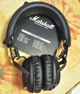 img 2 attached to Wireless Marshall Mid Bluetooth Headphones, Black review by Alvin Siah ᠌