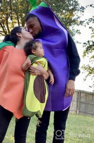 img 7 attached to Funny Fruit And Vegetable Costume For Halloween - Unisex One Size Fits All Slip-On Costume