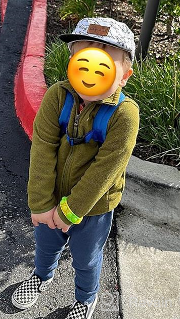 img 1 attached to 🧥 Affordable and Cozy: Amazon Essentials Full Zip Fleece Jacket for Boys' Clothing and Jackets & Coats review by Trendsetters Hare