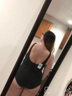 img 1 attached to DELIMIRA Plus Size Women'S One Piece Swimsuit Modest Bathing Suit review by Doris Tran