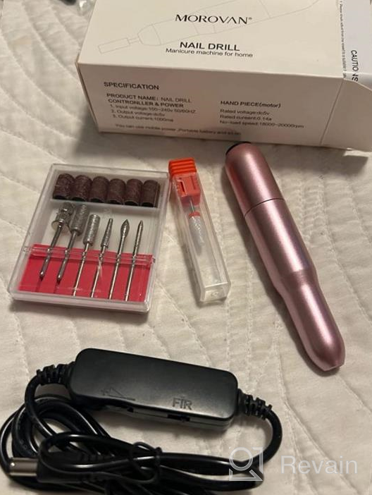 img 1 attached to Complete Morovan Poly Gel Nail Kit With Lamp, Drill, And Everything For Flawless DIY Gel Nail Extensions review by Adrian Summers