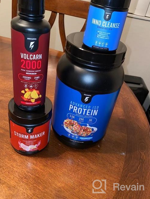 img 1 attached to Fuel Your Body With Inno Supps Advanced Iso Protein For 100% Whey Isolate And No Artificial Ingredients - Fruity Cereal Donut Flavor review by Cedric Ziebart