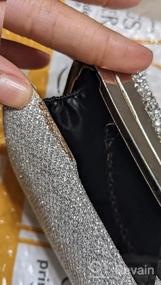 img 7 attached to Женская вечерняя сумочка Tanpell: простая сверкающая блестящая сумочка для вечеринки и свадьбы