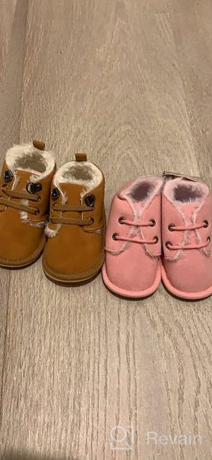 img 1 attached to 👟 Meckior Winter Newborn Anti-Slip Prewalker Boys' Shoes: Stylish and Safe Footwear for Your Little Ones review by Danny Bell