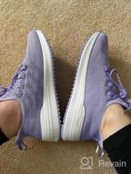 img 1 attached to Women'S Lightweight Running Sneakers W/ Memory Foam Sole & Breathable Mesh - Non Slip Gym Tennis Casual Shoes review by Tamika Lawrence