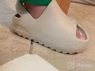 img 1 attached to 👶 Erhuoxz Boys' Lightweight Toddler Slippers with Anti-Slip Feature review by Jon Joung