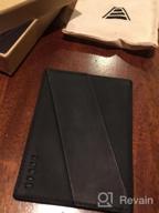 img 1 attached to Andar Minimalist Leather Wallet with Pocket for Essential Carry review by Anthony Boylan