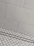 картинка 1 прикреплена к отзыву Premium Stainless Steel Linear Shower Drain With Tile Insert Grate - 48 Inch, Professional Grade Rectangle Shower Floor Drain With Leveling Feet And Hair Strainer - Neodrain Manufacturer от Michael Ramu