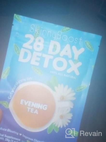 img 1 attached to Skinny Boost Evening Detox Tea-14 Tea Bags Total, Supports Detox And Cleanse, Reduce Bloating, 100% All Natural, Vegan, Non GMO review by Saul Franco