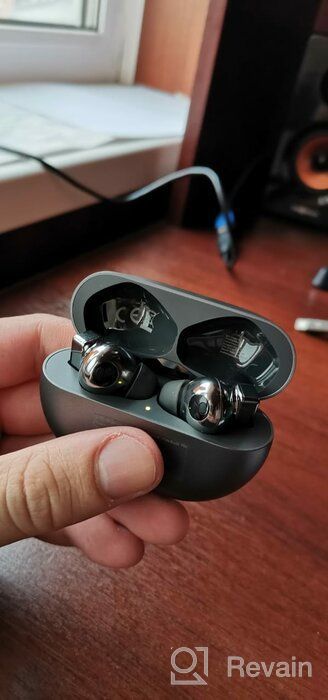 img 1 attached to 🎧 Huawei FreeBuds Pro Earbuds with Advanced Noise Cancellation, Bluetooth 5.2, and 3-Mic System for iOS and Android (Carbon Black) review by Hanh Bach ᠌