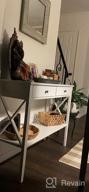 img 1 attached to ChooChoo Narrow White Console Table With Two Drawers For Entryway Or Sofa - Enhance Your Home Décor With Space-Saving Design review by Paul Weakland