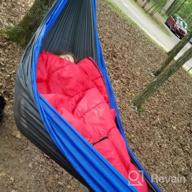 img 1 attached to MalloMe Hammock - Camping Hammocks - Portable Hammock Kids Hammock Outdoor Hammock - Hamaca Double Hammock - 2 Person Hammock Tree Hammock - Hamock Travel Hammock - Backpacking Hammocks For Outside review by John Campos