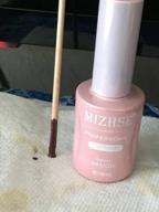 img 1 attached to Mizhse Base And Top Coat Gel Nail Polish: 2X18ML Long-Lasting Shiny No Wipe Soak Off UV LED Clear Nail Polish review by Kevin Mckechnie