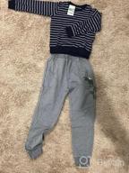 img 1 attached to 👖 Comfortable and Stylish Toddler Jogger Sweatpants Playwear: Boys' Clothing 2 Pack review by Louis Abrams