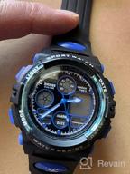 img 1 attached to Kids Digital Sport Watch: Waterproof Outdoor Watches for 👧 Boys and Girls with Alarm Stopwatch - Quartz Wrist Watch review by Terrence Tucker