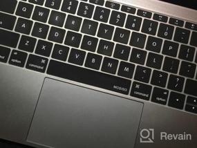 img 5 attached to Силиконовый чехол для клавиатуры MOSISO: защитный чехол для MacBook Pro 13" и MacBook 12" - розовый кварц