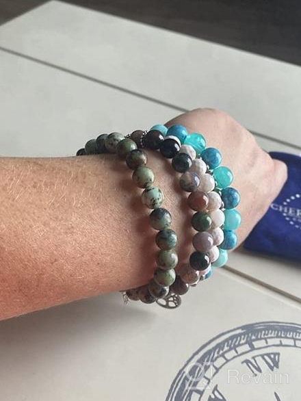 img 1 attached to 🍒 Cherry Tree Collection Gemstone Bracelet: Stylish Boys' Jewelry for a Suave Look! review by Get Maldonado
