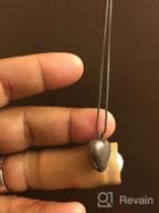 img 1 attached to Sterling Cremation Necklace Keepsake for Girls' Jewelry - ACJFA review by Jess Chen