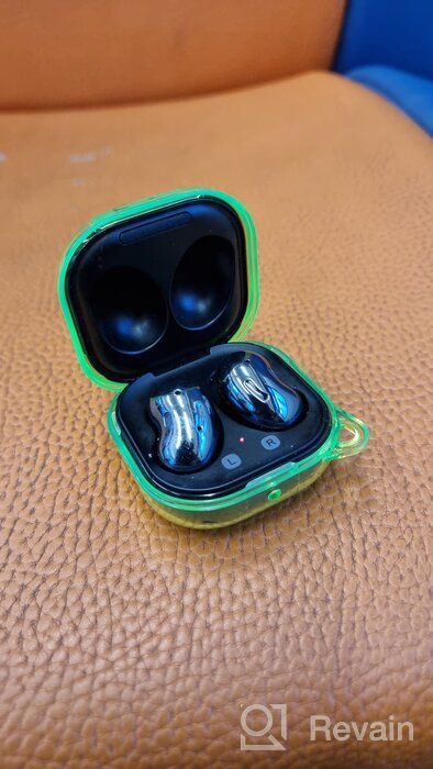 img 1 attached to Grand Price Shockproof Hard Case for Samsung Galaxy Buds Live, Transparent review by Anastazja Swiatyna ᠌