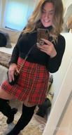 img 1 attached to High-Waisted Plaid Skirt With Front Zipper Split For Women - Bodycon Mini Skirt By WDIRARA review by Kimberley Cook