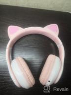 img 1 attached to 🐱 Hoco W27 Cat Ear Wireless Headphones in Grey: Immerse in Wireless Musical Bliss review by Aneta Kuchter ᠌