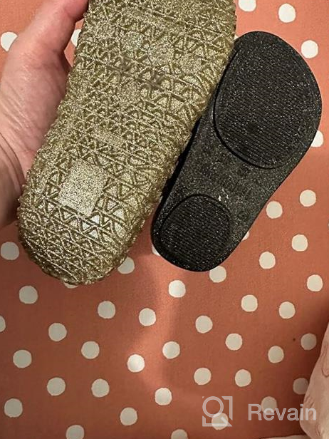 img 1 attached to 👧 Sparkling Style: Mini Melissa Campana Glitter Girls' Shoes and Flats for Toddlers review by Chad Dahl