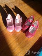 img 1 attached to Girls Sparkly Mary Jane Princess Dress Flats Shoes review by Michael Duman