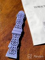 img 1 attached to Women'S Soft Silicone Replacement Strap For Fitbit Sense/Sense 2 Band/Versa 3/Versa 4 - Dressy Lace Flower Cut-Outs, Breathable & Waterproof! review by Michael Vargas