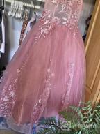 img 1 attached to Elegant Off-Shoulder Prom Dress With Lace Appliques: A Perfect Quinceanera Or Formal Evening Gown review by Jason Daves