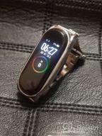 img 1 attached to Smart Xiaomi Mi Smart Band Bracelet 4 NFC RU, black review by Iori Yagami ᠌