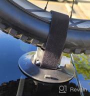 картинка 1 прикреплена к отзыву 🚲 Велосипедная крышка IMT, вакуумный держатель для велосипеда, крепление на крыше из алюминиевого сплава с 5 переходниками - совместима с различными моделями велосипедов. от Joe Stax