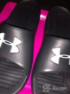 img 1 attached to Under Armour Athletic Slide Sandal - Black Men's Shoes review by Jun Merritt