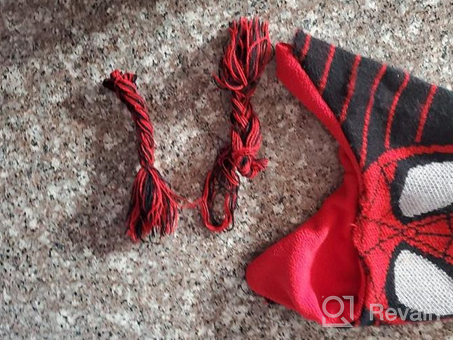 img 1 attached to 🕷️ Marvel Spider Man Pom Pom Mittens for Toddlers - Boys' Accessories review by Andrew Jones